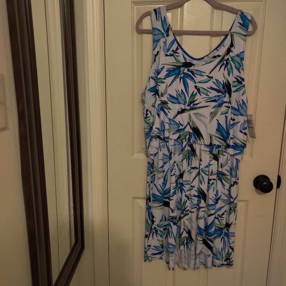 Kate & Sam, NWT, flounce Tank Top dress